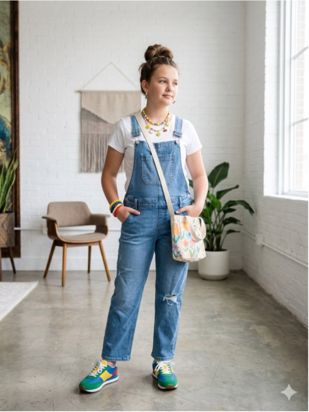 SO Denim Overalls Girls 12 Plus Distressed Blue Jean Coveralls